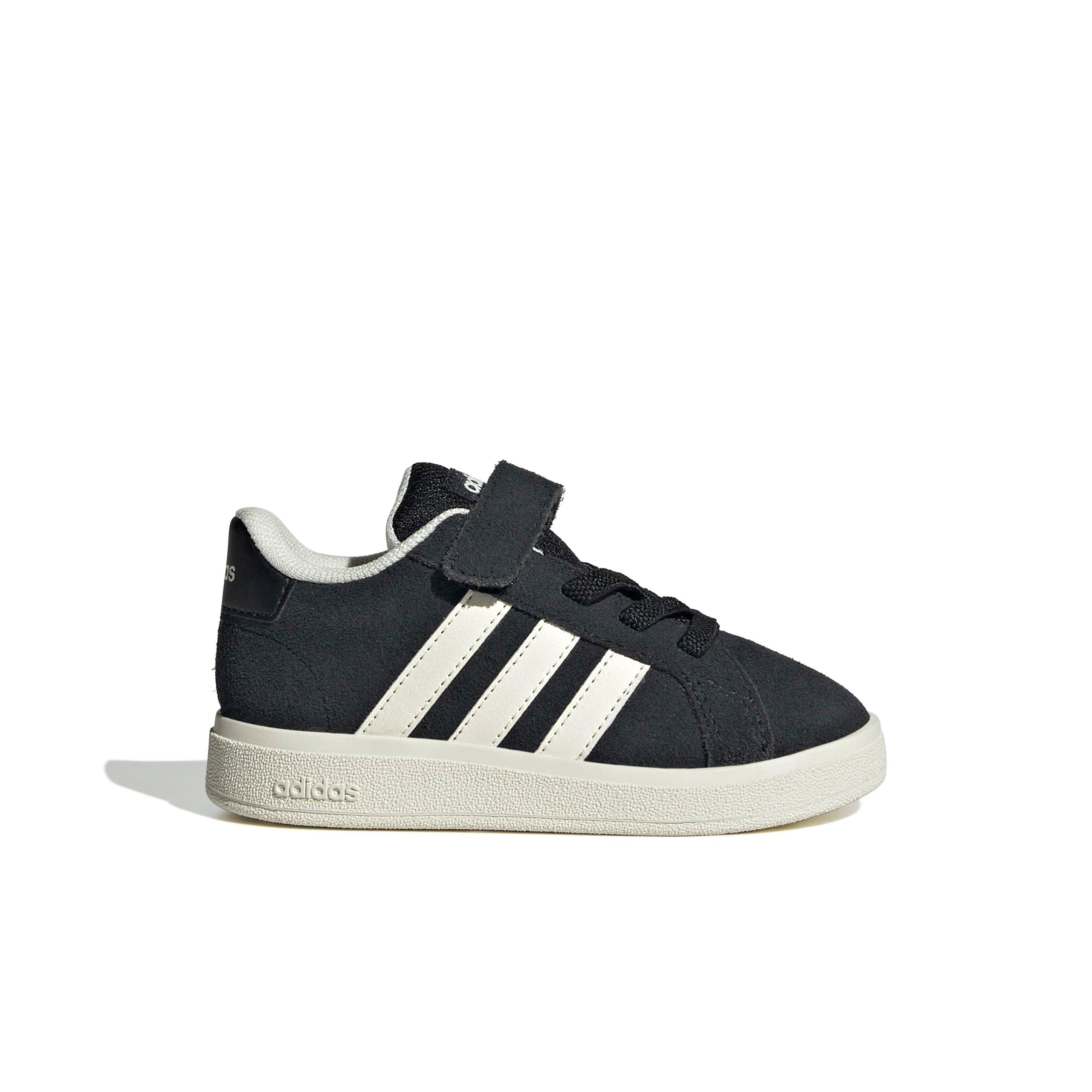 adidas Grand Court 2.0 "Core Black/Off White/Ftwr White" Infant Boys' Shoe - BLACK/OFF WHITE/WHITE